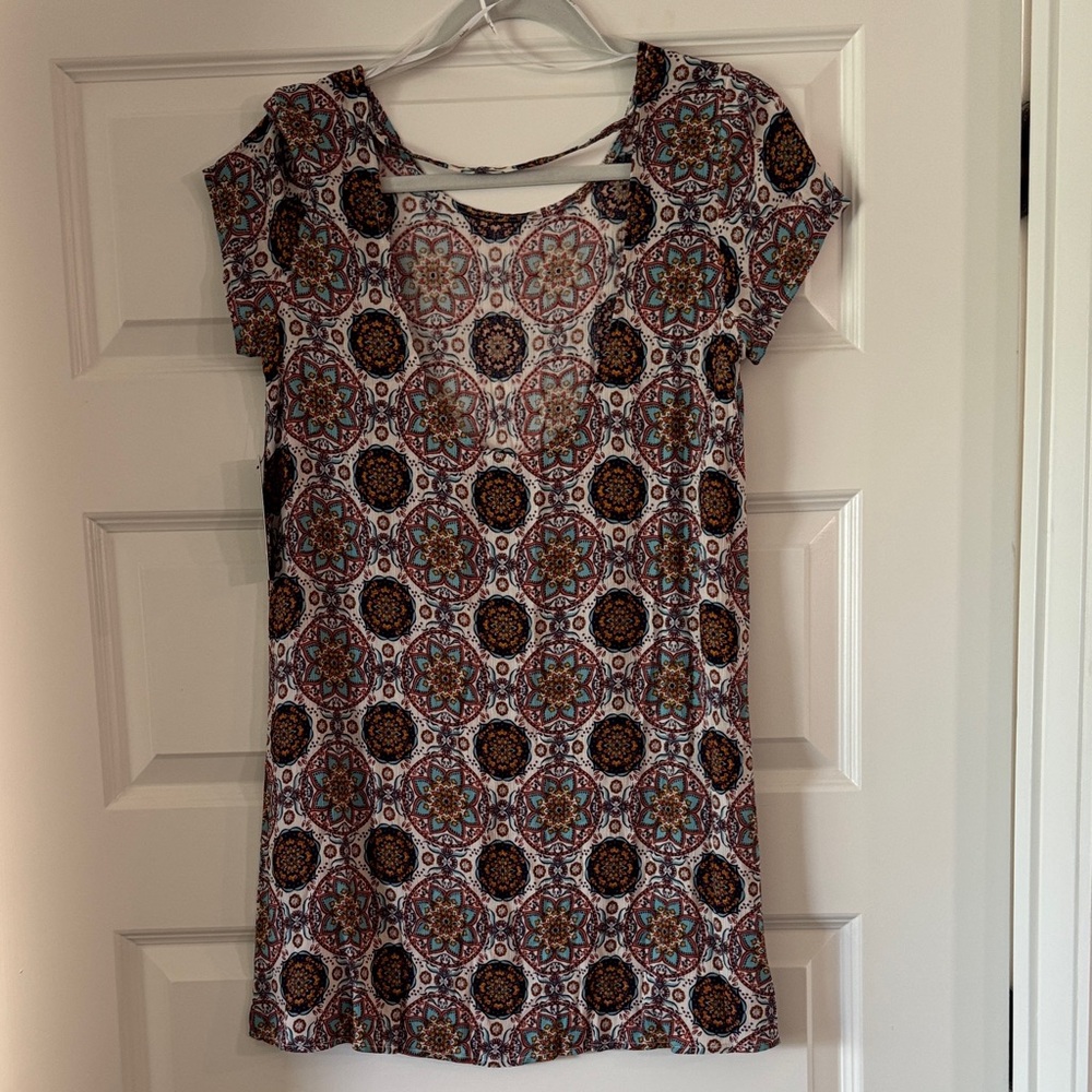 Lulu's Multicolor Patterned Mini Dress - Picture 2 of 2